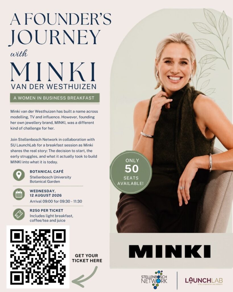 A Founders journey: with Minki van der Westhuizen